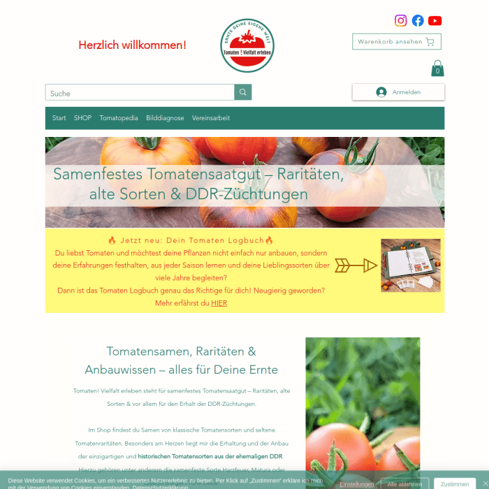 Tomaten Vielfalt Erleben