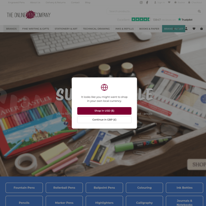 Theonlinepencompany